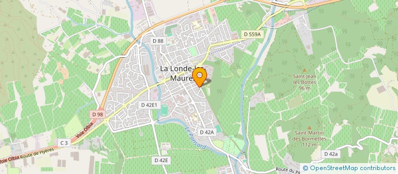 localisation de l'entreprise MONSIEUR CEDRIC VANIER  LA LONDE-LES-MAURES