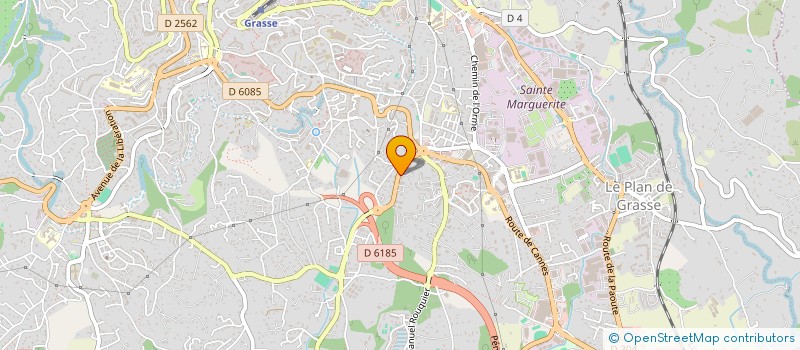 localisation de l'entreprise MONSIEUR CEDRIC VANOVERBEKE à GRASSE