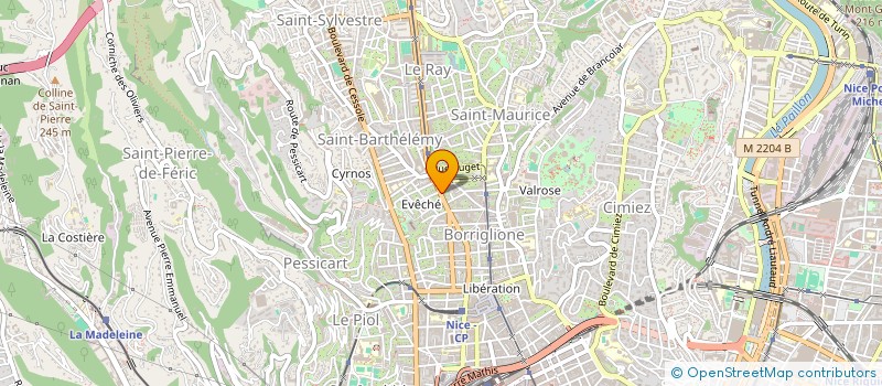 localisation de l'entreprise MONSIEUR CEDRIC VARENNE à NICE