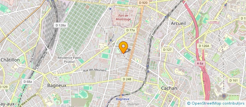 localisation de l'entreprise MONSIEUR CEDRIC VARIN à BAGNEUX