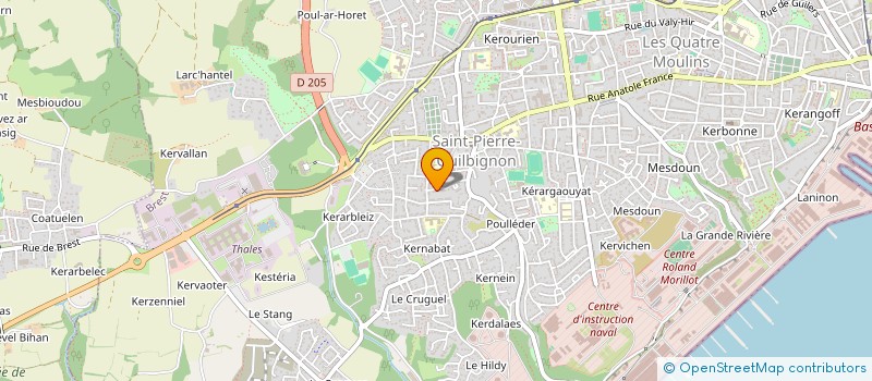 localisation de l'entreprise MONSIEUR CEDRIC VARLET à BREST