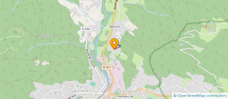 localisation de l'entreprise MONSIEUR CEDRIC VAUBOURG  LE SYNDICAT