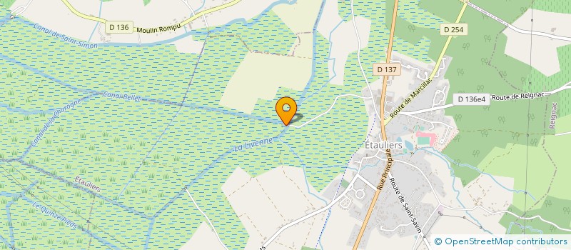 localisation de l'entreprise MONSIEUR CEDRIC VAZ  ETAULIERS