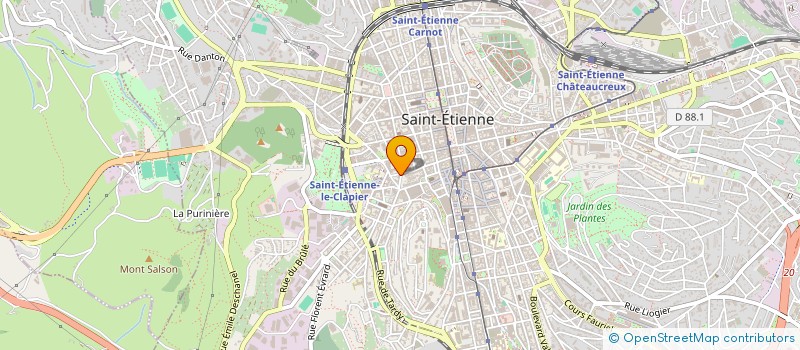 localisation de l'entreprise MONSIEUR CEDRIC VAZILLE  SAINT-ETIENNE