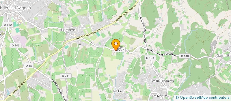 localisation de l'entreprise MONSIEUR CEDRIC VERDIER à GORDES