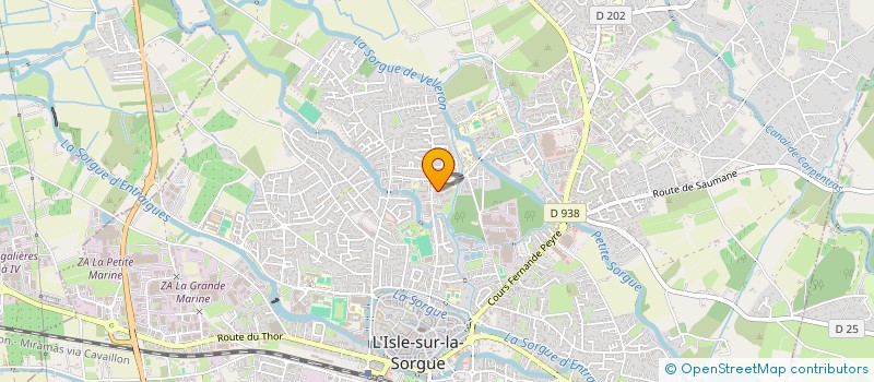 localisation de l'entreprise MONSIEUR CEDRIC VERGEL à L'ISLE-SUR-LA-SORGUE