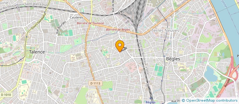 localisation de l'entreprise MONSIEUR CEDRIC VERGNERIE à BEGLES