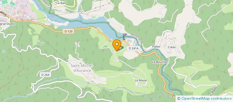 localisation de l'entreprise MONSIEUR CEDRIC VERGNIER  SAINT-MICHEL-D'AURANCE