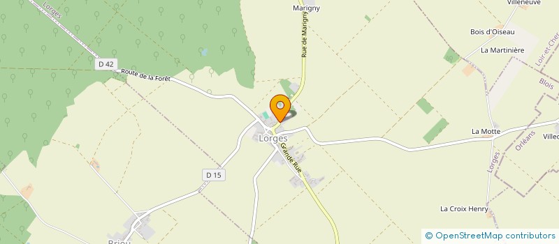 localisation de l'entreprise MONSIEUR CEDRIC VERGRACHT  LORGES