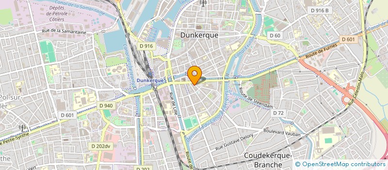 localisation de l'entreprise MONSIEUR CEDRIC VERMEULEN à DUNKERQUE