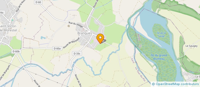 localisation de l'entreprise MONSIEUR CEDRIC VERNAY  BRANGUES