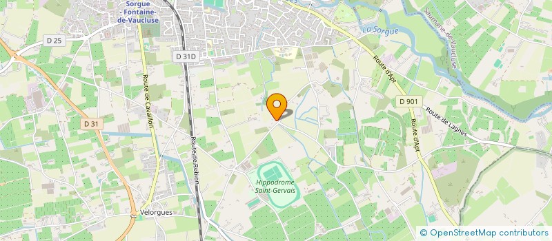 localisation de l'entreprise MONSIEUR CEDRIC VERNIER à L ISLE SUR LA SORGUE