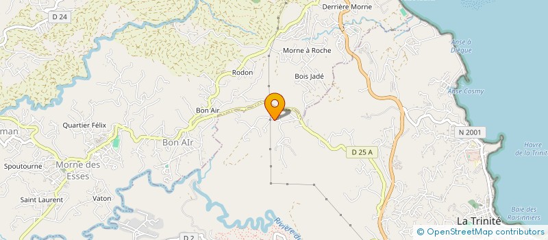 localisation de l'entreprise MONSIEUR CEDRIC VERODA  TRINITE