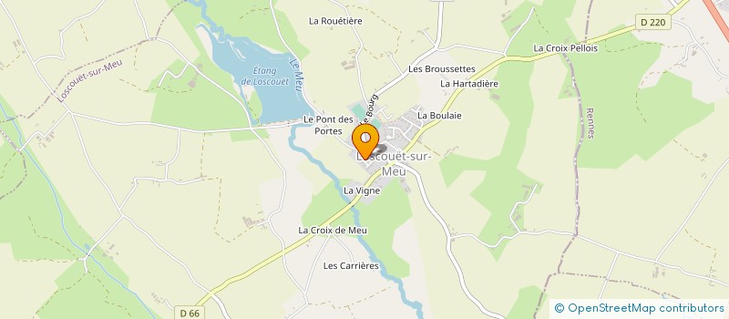 localisation de l'entreprise MONSIEUR CEDRIC VERVAET à LOSCOUET-SUR-MEU