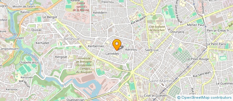 localisation de l'entreprise MONSIEUR CEDRIC VERVEUR à BREST