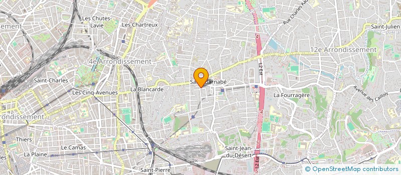 localisation de l'entreprise MONSIEUR CEDRIC VIALLE  MARSEILLE