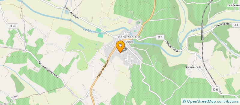 localisation de l'entreprise MONSIEUR CEDRIC VIDAL à PUYCELSI