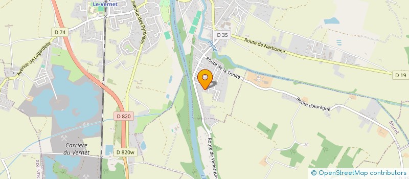 localisation de l'entreprise MONSIEUR CEDRIC VIE à VENERQUE