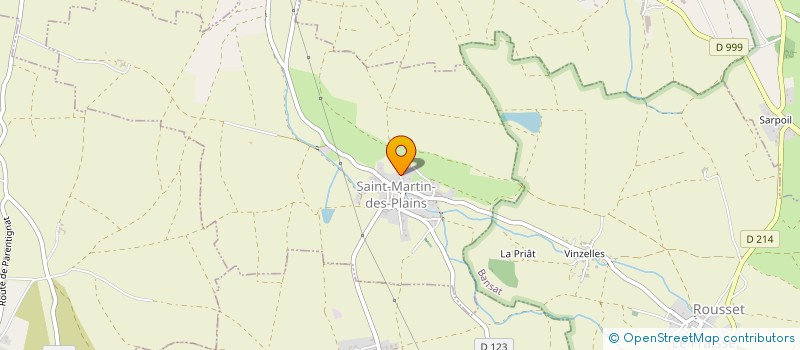 localisation de l'entreprise MONSIEUR CEDRIC VIGNAL  SAINT-MARTIN-DES-PLAINS