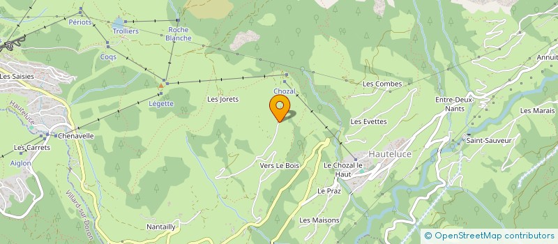 localisation de l'entreprise MONSIEUR CEDRIC VIGNON à HAUTELUCE