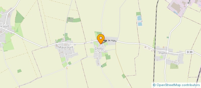 localisation de l'entreprise MONSIEUR CEDRIC VIGOUR  CHILLY