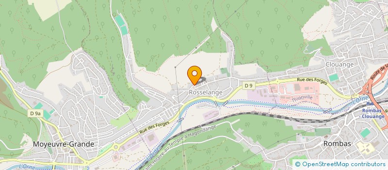 localisation de l'entreprise MONSIEUR CEDRIC VILLE  ROSSELANGE