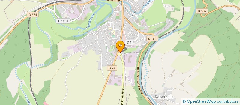 localisation de l'entreprise MONSIEUR CEDRIC VOISIN  NEUFCHATEAU