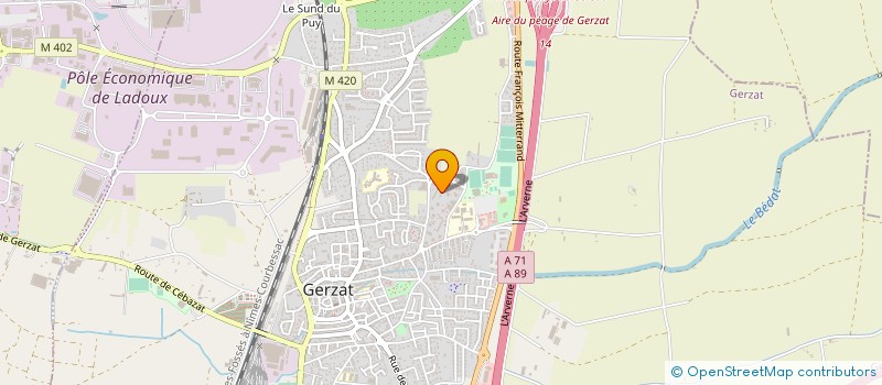 localisation de l'entreprise MONSIEUR CEDRIC VOISSIER à SAINT-BEAUZIRE