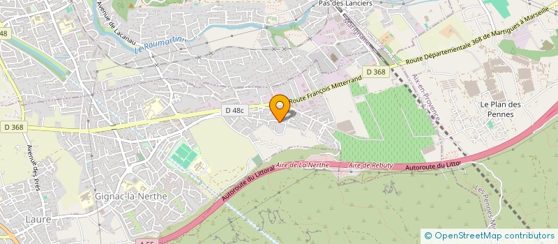 localisation de l'entreprise MONSIEUR CEDRIC VOLPATTO  GIGNAC-LA-NERTHE