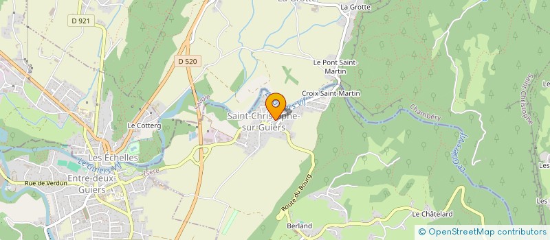 localisation de l'entreprise MONSIEUR CEDRIC VONDERSCHER  SAINT-CHRISTOPHE-SUR-GUIERS