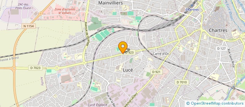 localisation de l'entreprise MONSIEUR CEDRIC VOUGIER à LUCE