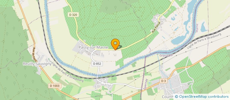 localisation de l'entreprise MONSIEUR CEDRIC VRAYET à PASSY-SUR-MARNE
