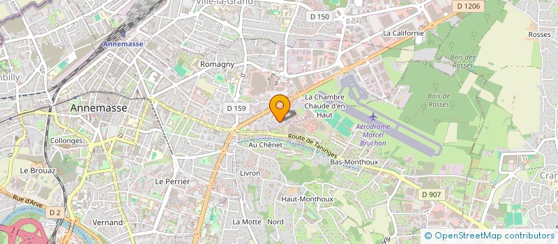 localisation de l'entreprise MONSIEUR CEDRIC VUAGNAT à ANNEMASSE