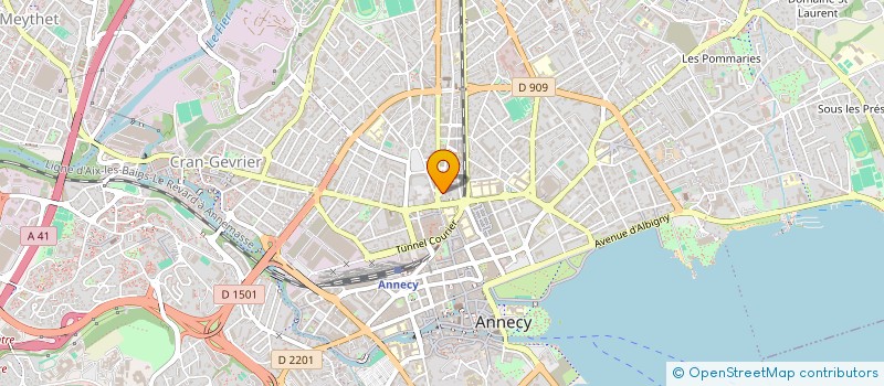 localisation de l'entreprise MONSIEUR CEDRIC VUICHARD  ANNECY