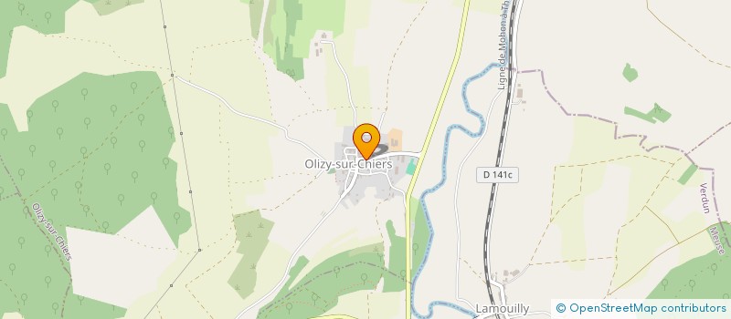 localisation de l'entreprise MONSIEUR CEDRIC WEBER à OLIZY-SUR-CHIERS