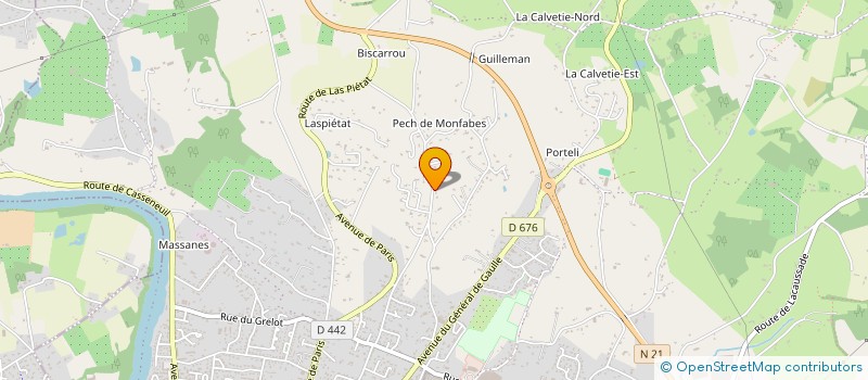 localisation de l'entreprise MONSIEUR CEDRIC WERQUIN  VILLENEUVE-SUR-LOT