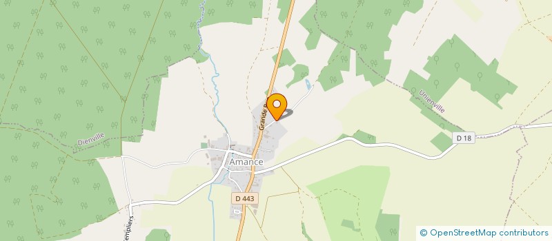 localisation de l'entreprise MONSIEUR CEDRIC WILLEMIN  AMANCE