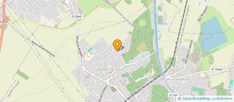 localisation de l'entreprise MONSIEUR CEDRIC WOJCIECHOWSKI  HAILLICOURT