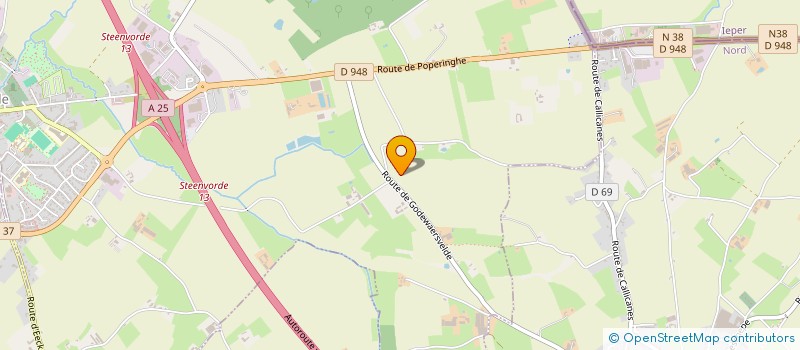 localisation de l'entreprise MONSIEUR CEDRIC WYART  STEENVOORDE