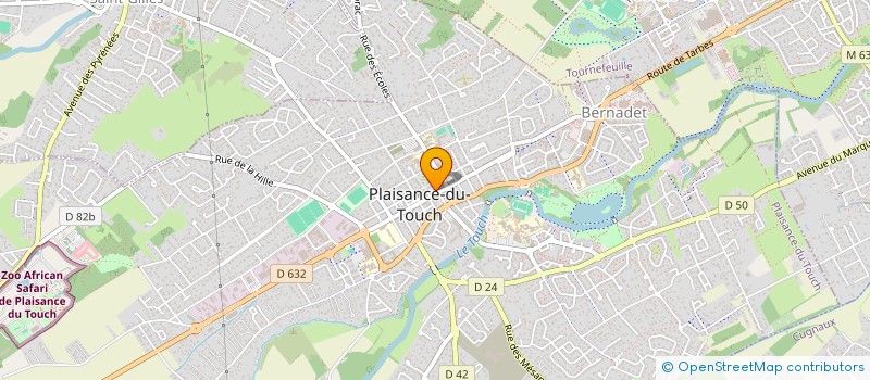 localisation de l'entreprise MONSIEUR CEDRIC YANG  PLAISANCE-DU-TOUCH