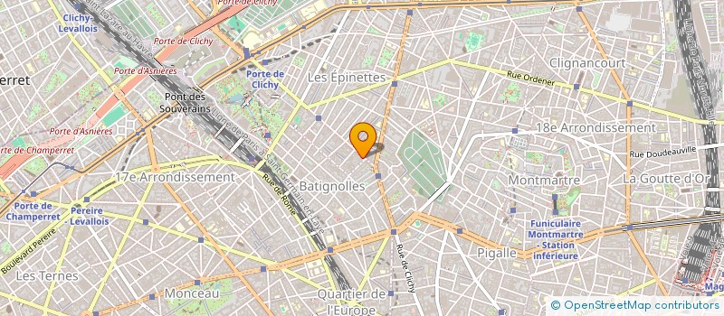 localisation de l'entreprise MONSIEUR CEDRIC YURI MARTINET  PARIS