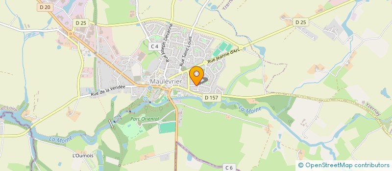 localisation de l'entreprise MONSIEUR CEDRIC YVON  MAULEVRIER