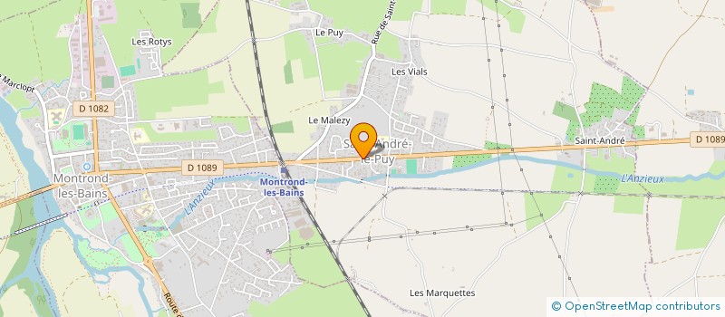 localisation de l'entreprise MONSIEUR CEDRIC YVOREL  AVEIZIEUX