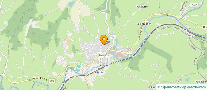 localisation de l'entreprise MONSIEUR CEDRIC ZAFRILLA  REGNY