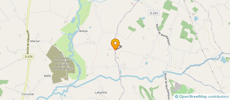 localisation de l'entreprise MONSIEUR CEDRIC ZAMORA  SAVIGNAC-SUR-LEYZE