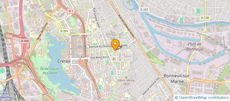 localisation de l'entreprise MONSIEUR CEDRIC ZANKOU  CRETEIL