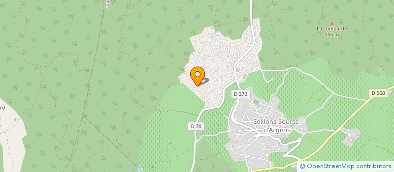 localisation de l'entreprise MONSIEUR CEDRIC ZARB  SEILLONS SOURCE D'ARGENS