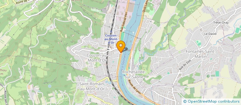 localisation de l'entreprise MONSIEUR CEDRIC ZEBO  COUZON-AU-MONT-D'OR