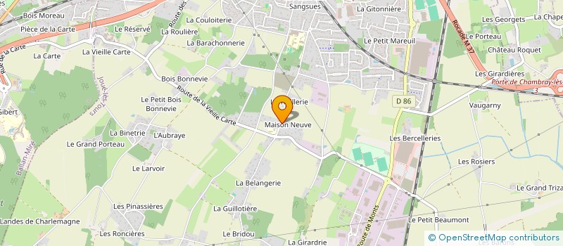 localisation de l'entreprise MONSIEUR CEDRIC ZIVKOVIC  JOUE-LES-TOURS