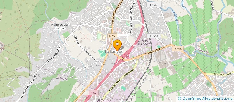 localisation de l'entreprise MONSIEUR CEDRIC ZURETTI à LA FARLEDE